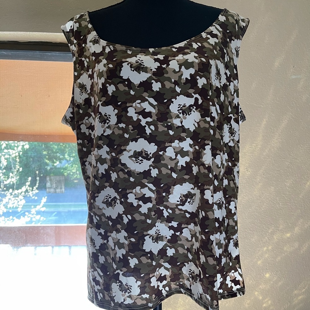Ashley Stewart Floral Blouse